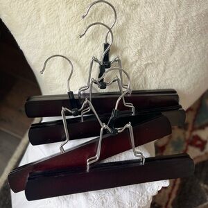 Clearance❤️Dark Cherry Black Metal Clip Hangers Resellers